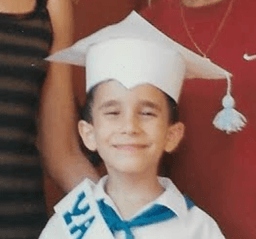 Christian as a child